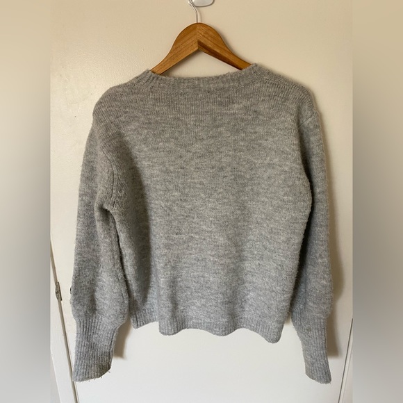Cozy gray sweater. Size small. EUC. - Picture 2 of 3